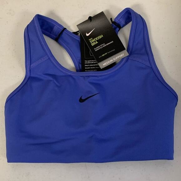 Nike Other - Nike Women’s XS Pro Swoosh Medium Sports Bra, Sapphire / Black